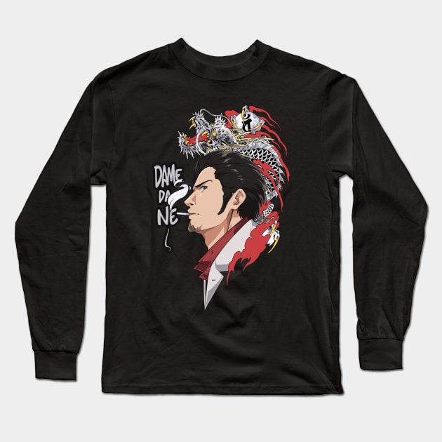 Dame da ne guy Long Sleeve T-Shirt by sarahchibi